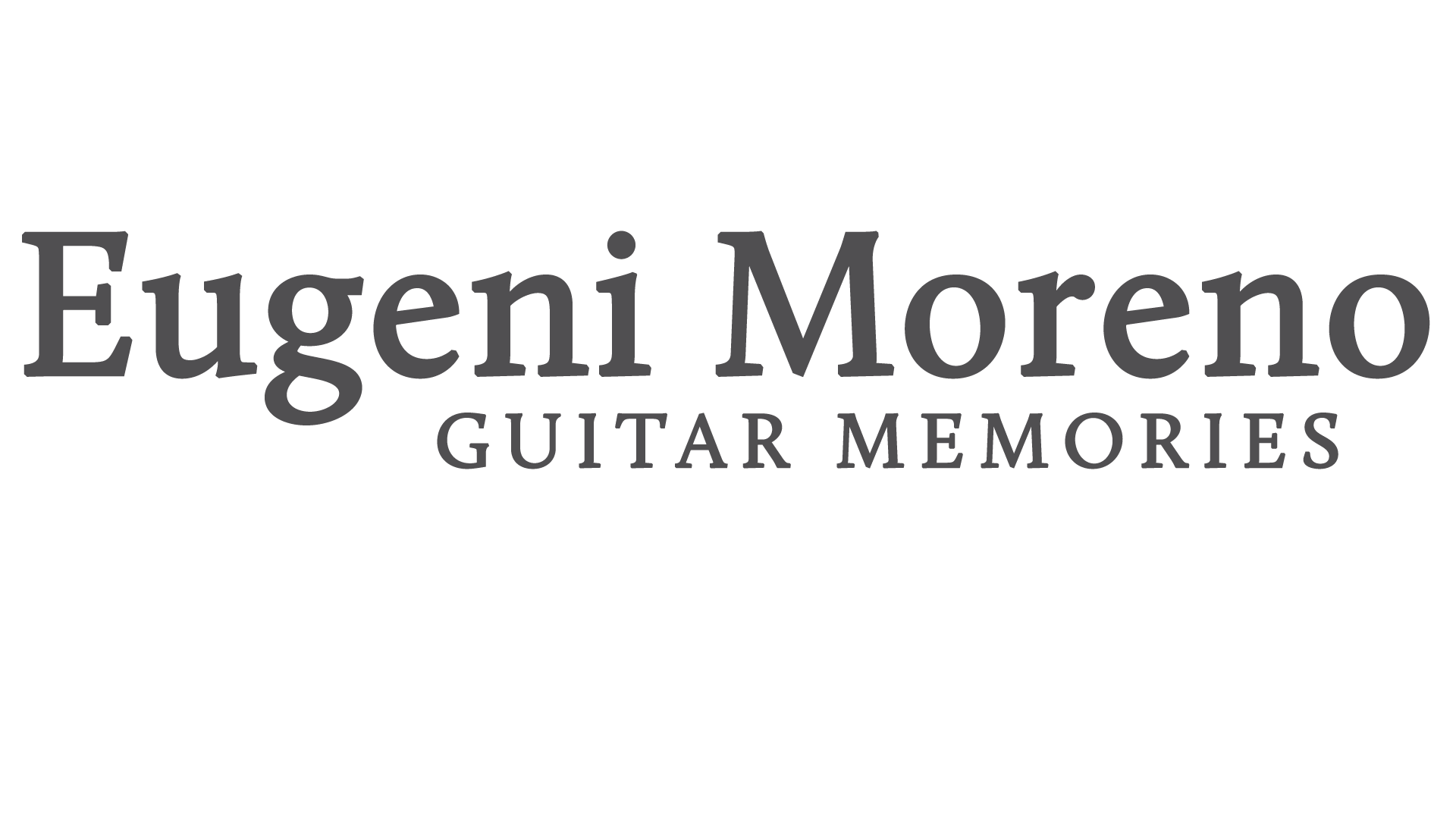 Guitar Memories by Eugeni Moreno